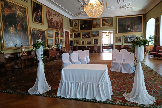 Svatba zámecká obrazárna